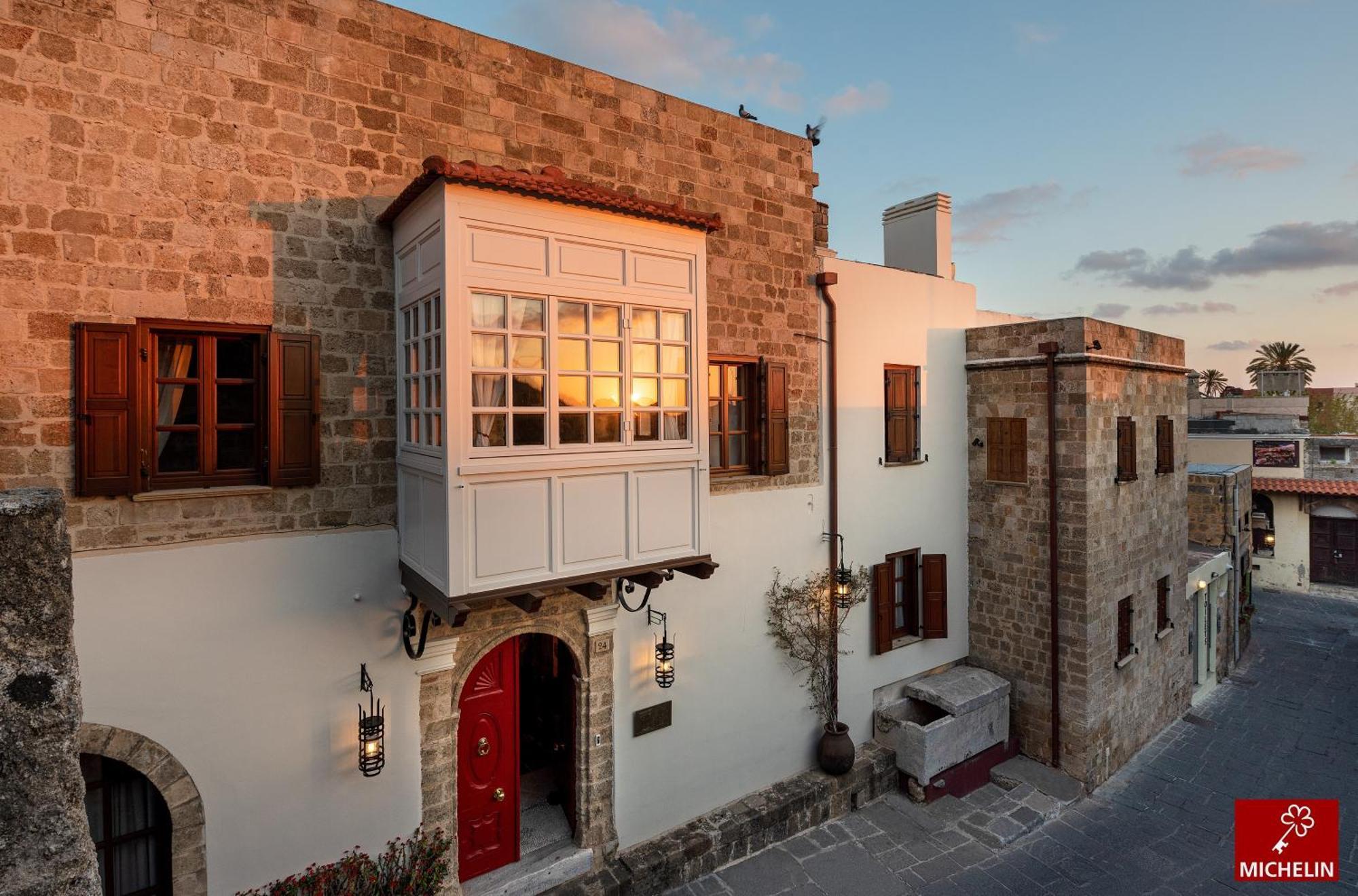 Kokkini Porta Rossa Hotel Rhodes City Bagian luar foto